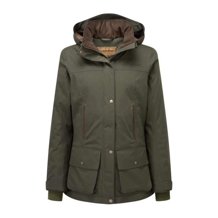 Schoffel Ladies Langton Country Coat - Dark Woodland