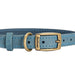 Barbour Leather Dog Collar - Blue