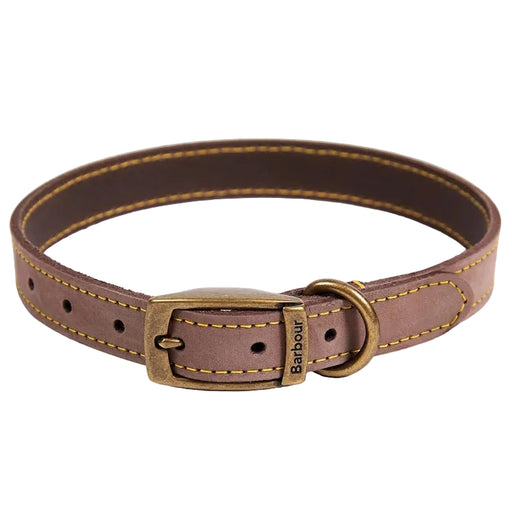 Barbour Leather Dog Collar - Brown