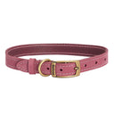 Barbour Leather Dog Collar - Pink