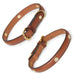 Hicks and Hides Stanway Multi Field Dog Collar - Cognac