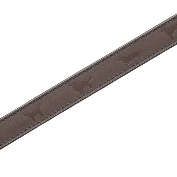 Sophie Allport Woof Leather Dog Collar