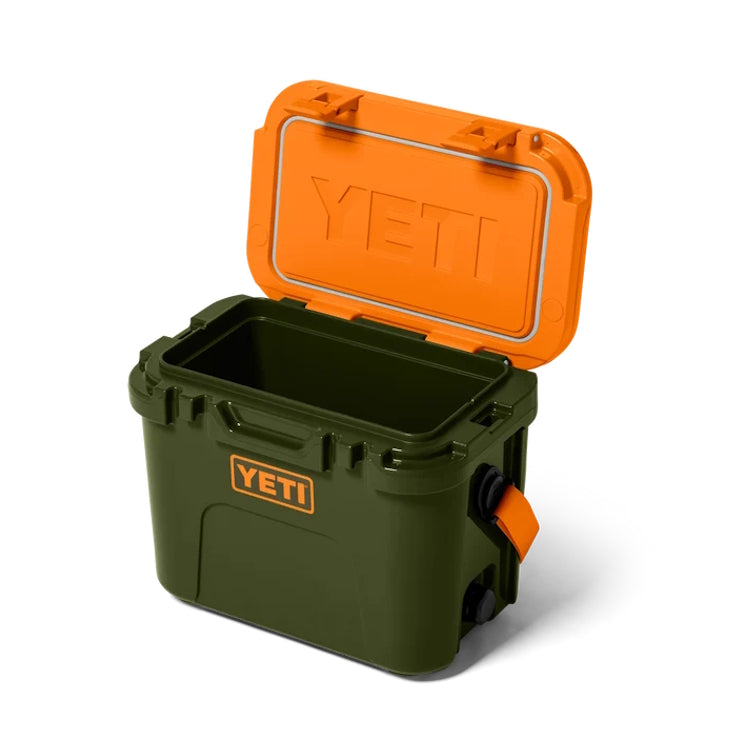 Yeti Roadie 15 Hard Cool Box - Olive/King Crab Orange