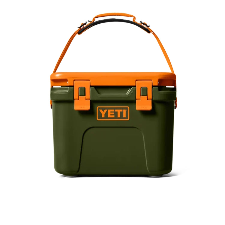 Yeti Roadie 15 Hard Cool Box - Olive/King Crab Orange