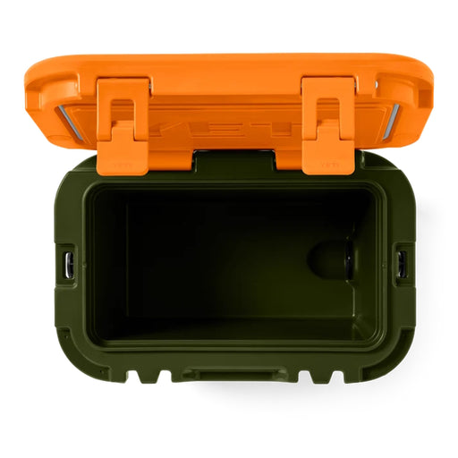 Yeti Roadie 15 Hard Cool Box - Olive/King Crab Orange