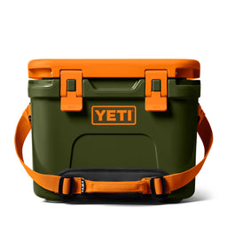 Yeti Roadie 15 Hard Cool Box - Olive/King Crab Orange