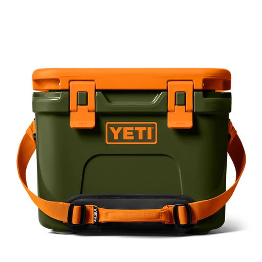 Yeti Roadie 15 Hard Cool Box - Olive/King Crab Orange