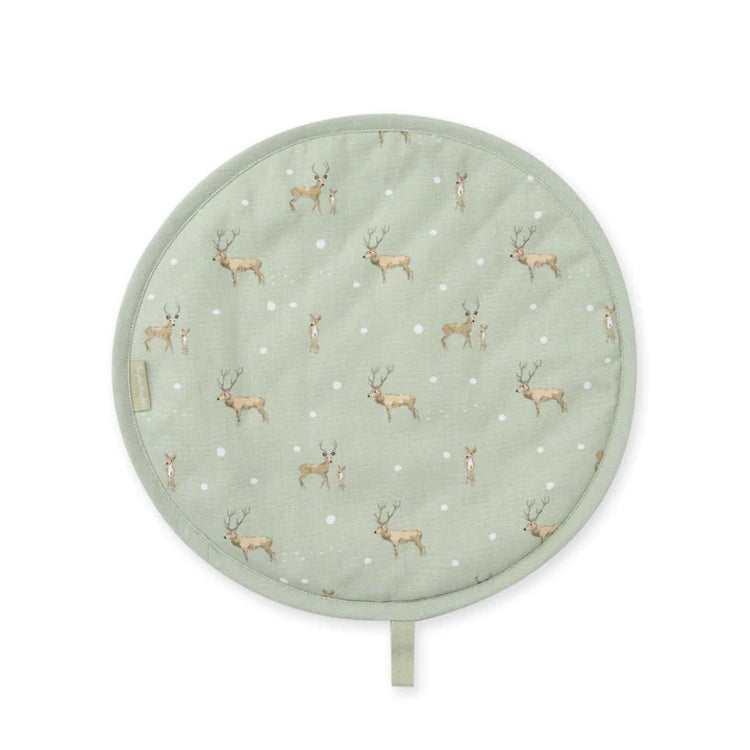 Sophie Allport Christmas Stags Circular Hob Cover