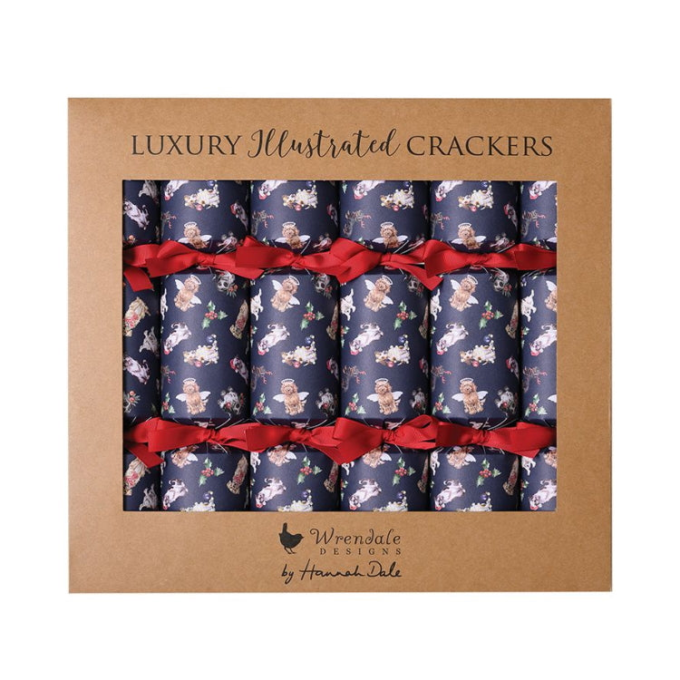 Wrendale Designs Luxury Christmas Crackers - A Pawsome Christmas Dog Design