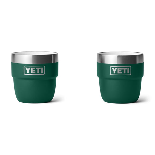 Yeti 4oz Espresso Cups 2 Pack - Black Forest Green