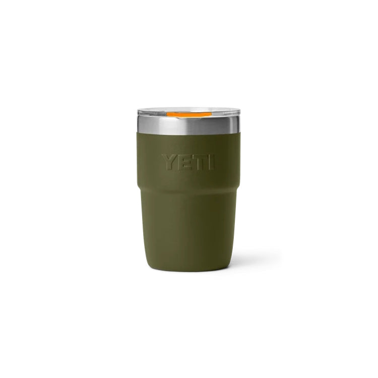 Yeti 8oz Single Stackable Cup - Olive/King Crab Orange