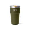 Yeti 20oz Single Stackable Cup - Olive/King Crab Orange