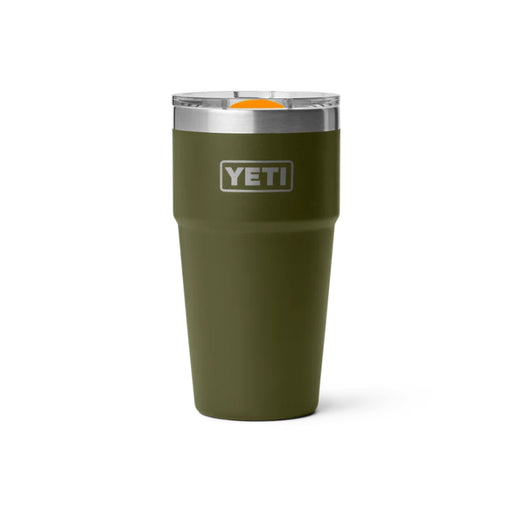 Yeti 20oz Single Stackable Cup - Olive/King Crab Orange