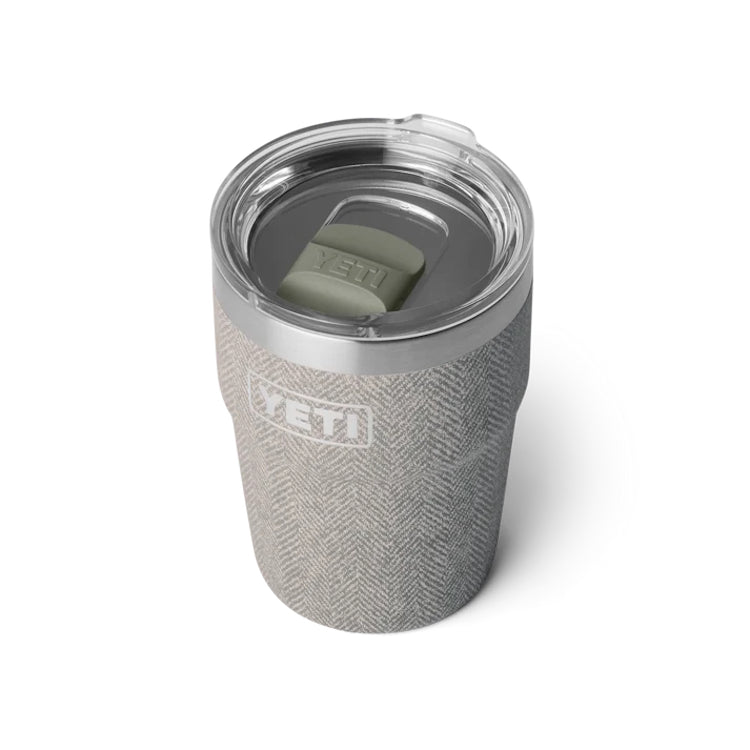 Yeti Rambler 16oz Stackable Cup - Riverhead Green Tweed