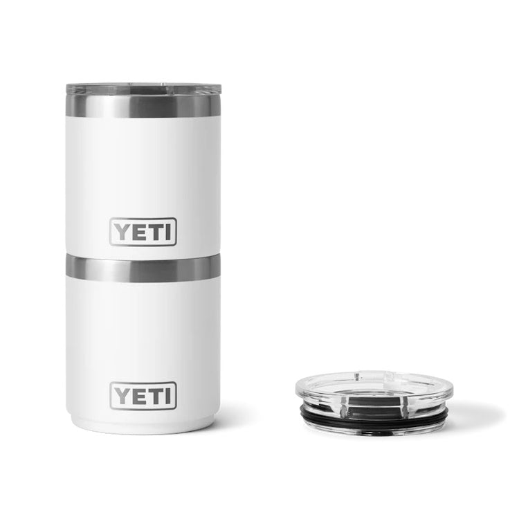 Yeti Rambler Stackable Lowball Insulated Cup - White