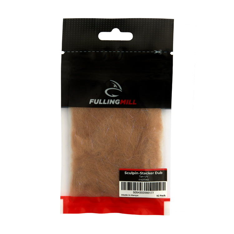 Fulling Mill Sculpin-Stacker Dubbing - Tan UV