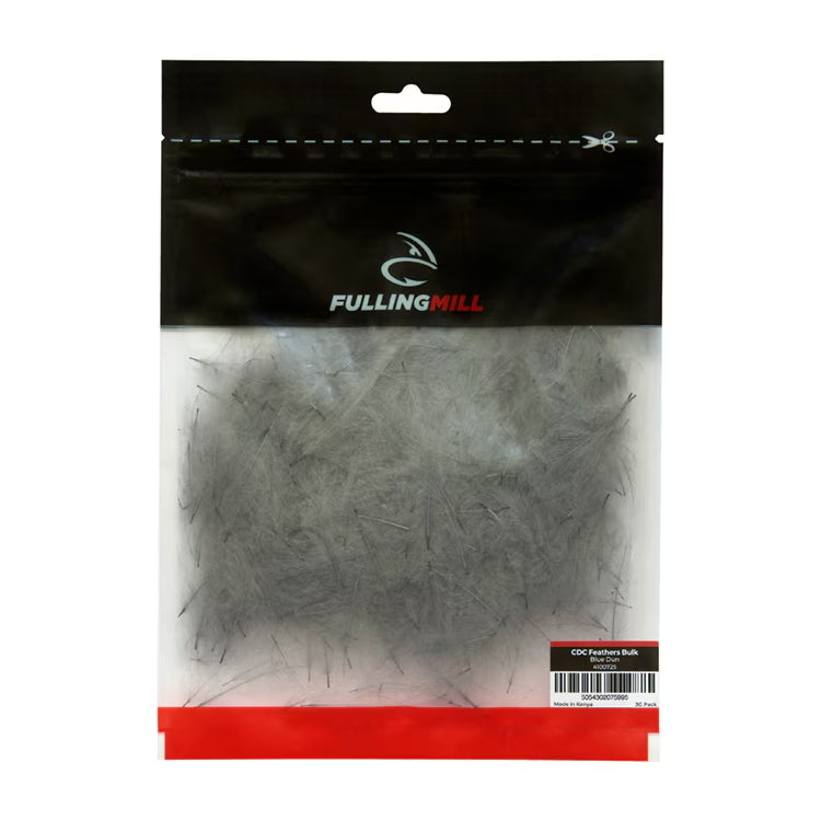 Fulling Mill CDC Feathers 3g Bulk Pack - Blue Dun