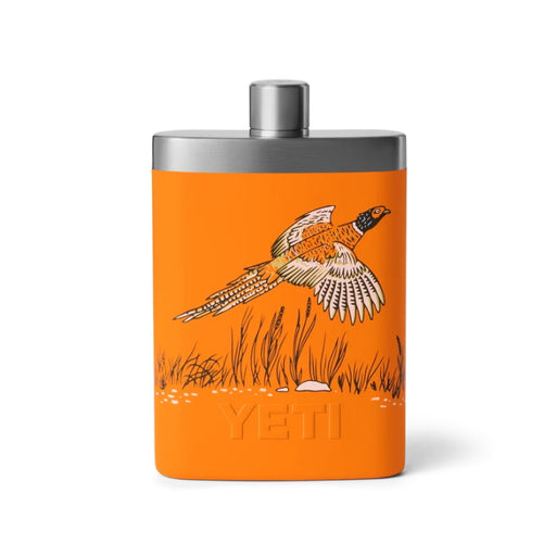 Yeti Rambler Flask - Upland Bird/King Crab Orange