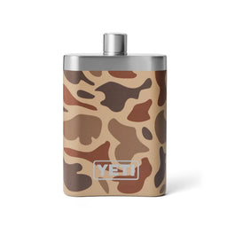 Yeti Rambler Flask - Wetlands Camo