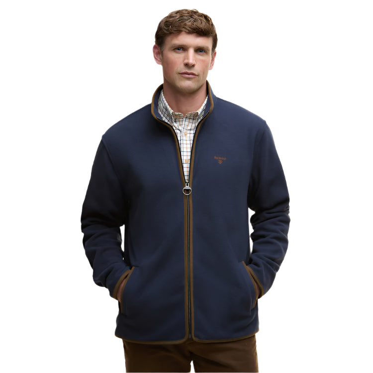 Barbour Nelson Essential Half Zip Sweater - Mallard Green - John