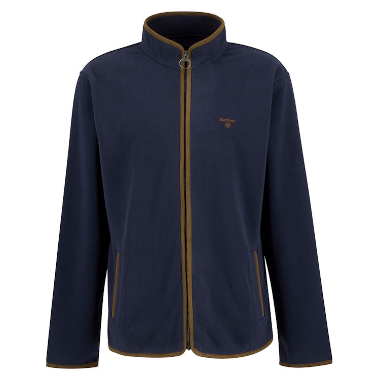 Barbour Harwood Zip Thru Fleece - Navy