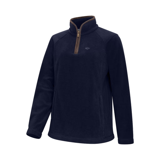 Hoggs of Fife Ladies Stenton 1/4 Zip Fleece - Midnight Navy