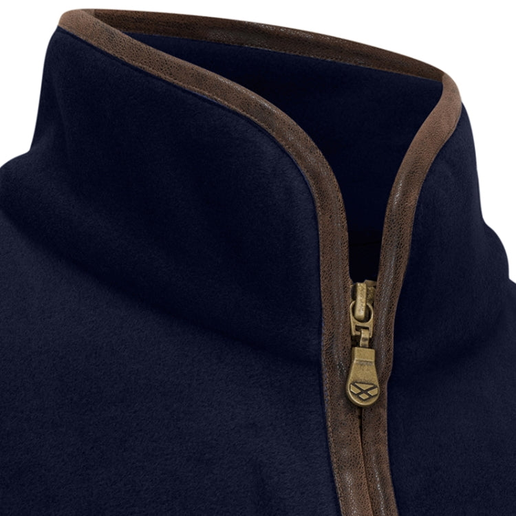 Hoggs of Fife Ladies Stenton 1/4 Zip Fleece - Midnight Navy