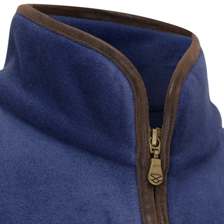 Hoggs of Fife Ladies Stenton 1/4 Zip Fleece - Nordic Blue