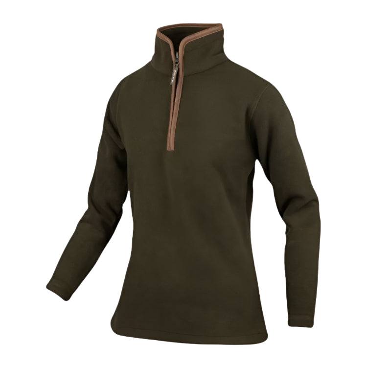 Jack Pyke Ladies Fleece Pullover - Dark Olive