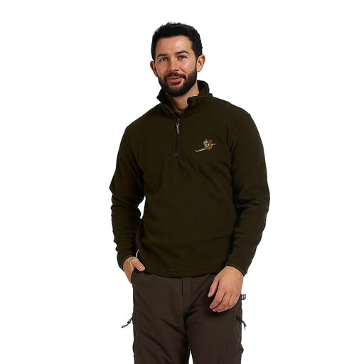 Jack Pyke Pheasant Motif Fleece Top - Olive