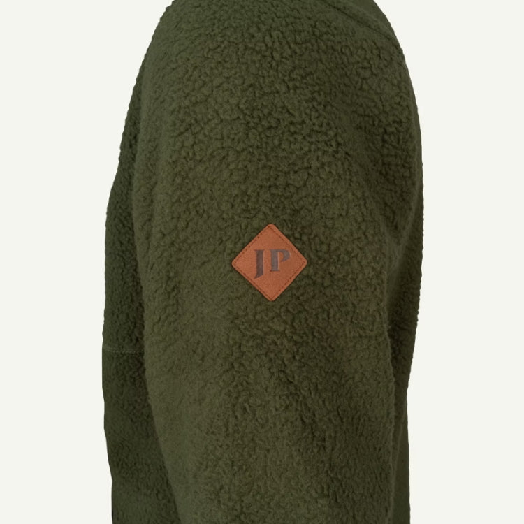 Jack Pyke 1/2 Zip Sherpa Fleece Pullover - Olive