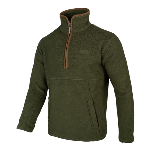Jack Pyke 1/2 Zip Sherpa Fleece Pullover - Olive