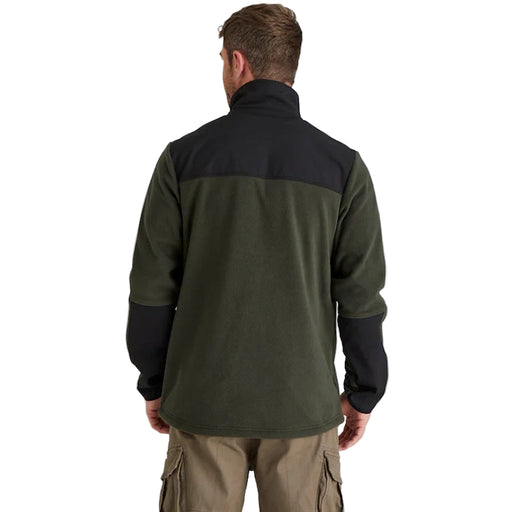 Ridgeline Hybrid Fleece Jacket - Deep Forest/Black