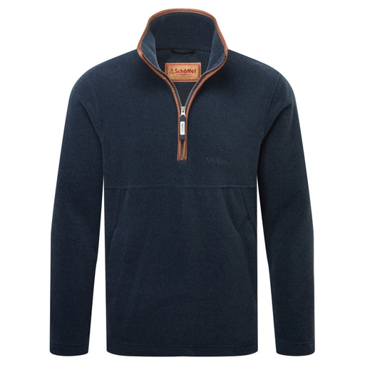 Schoffel Berkeley 1/4 Zip Fleece Jacket - Petrol Blue
