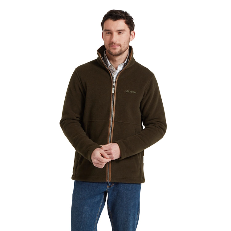 Schoffel Cottesmore Fleece Jacket - Dark Olive