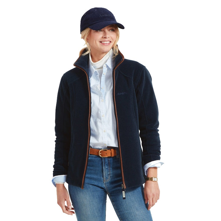 Schoffel Ladies Burley II Fleece Jacket - Navy