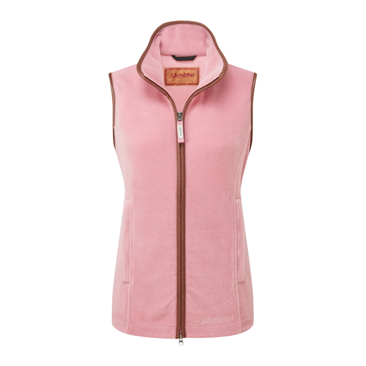 Schoffel Ladies Lyndon Fleece Gilet - Antique Rose