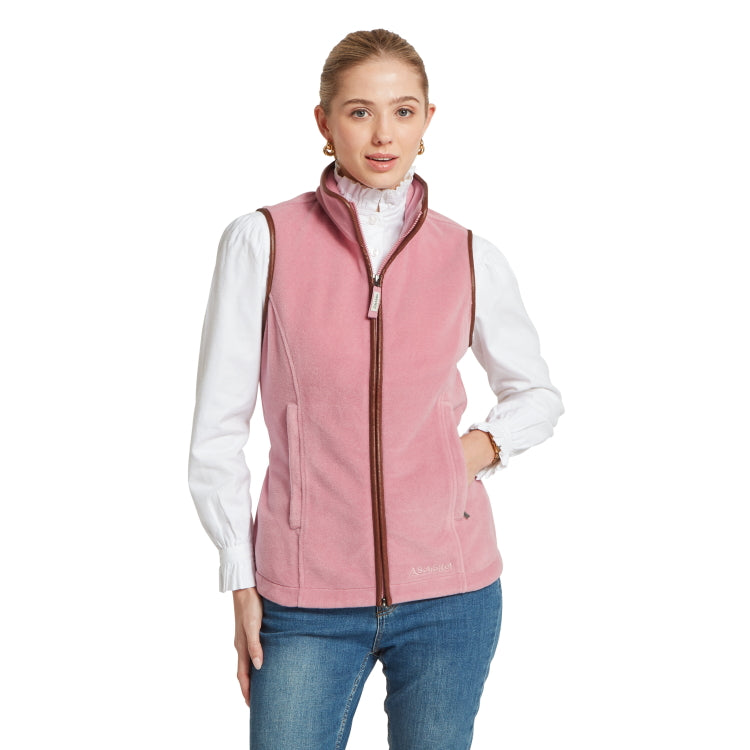 Schoffel Ladies Lyndon Fleece Gilet - Antique Rose