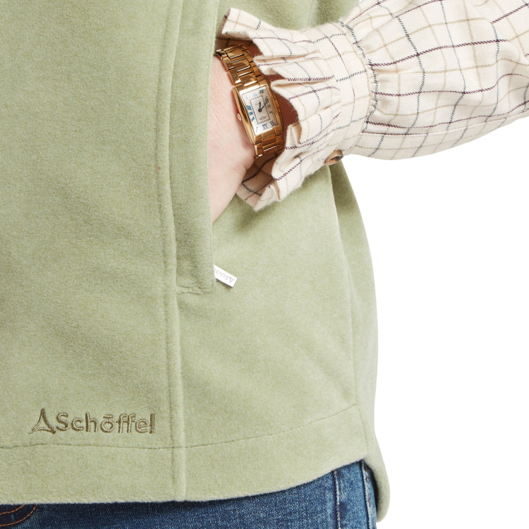 Schoffel Ladies Lyndon Fleece Gilet - Sage Green