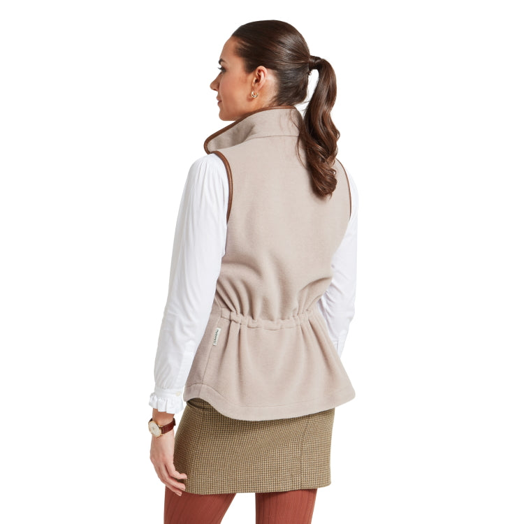 Schoffel Ladies Lyndon Fleece Gilet - Mushroom