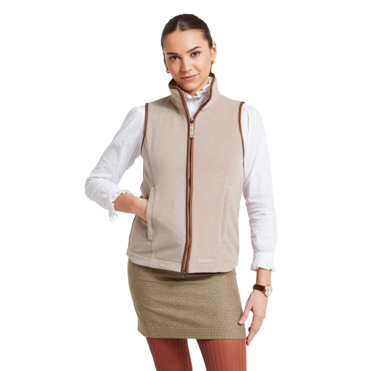 Schoffel Ladies Lyndon Fleece Gilet - Mushroom