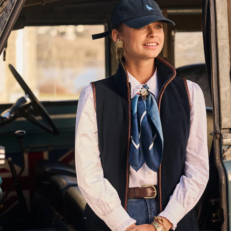 Schoffel Ladies Lyndon Fleece Gilet - Navy