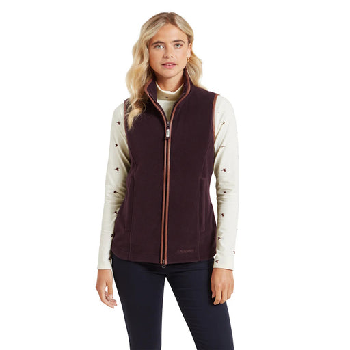 Schoffel Ladies Lyndon Fleece Gilet - Port