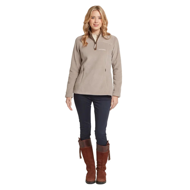 Schoffel Ladies Tilton II 1/4 Zip Fleece - Mushroom