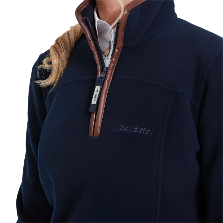 Schoffel Ladies Tilton II 1/4 Zip Fleece - Navy