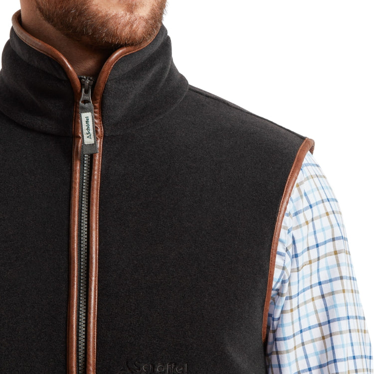 Schoffel Oakham Fleece Gilet - Gunmetal