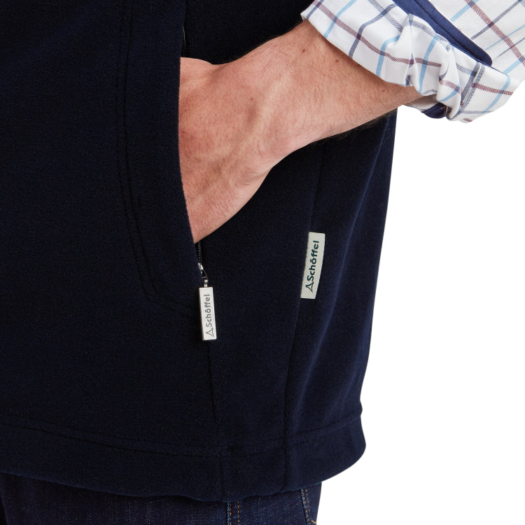Schoffel Oakham Fleece Gilet - Navy