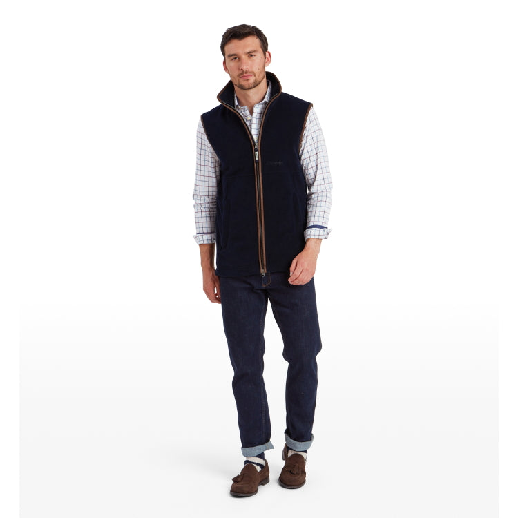 Schoffel Oakham Fleece Gilet - Navy