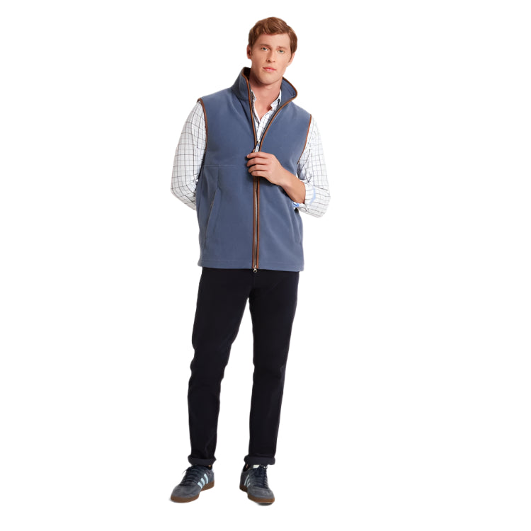 Schoffel Oakham Fleece Gilet - Storm Blue