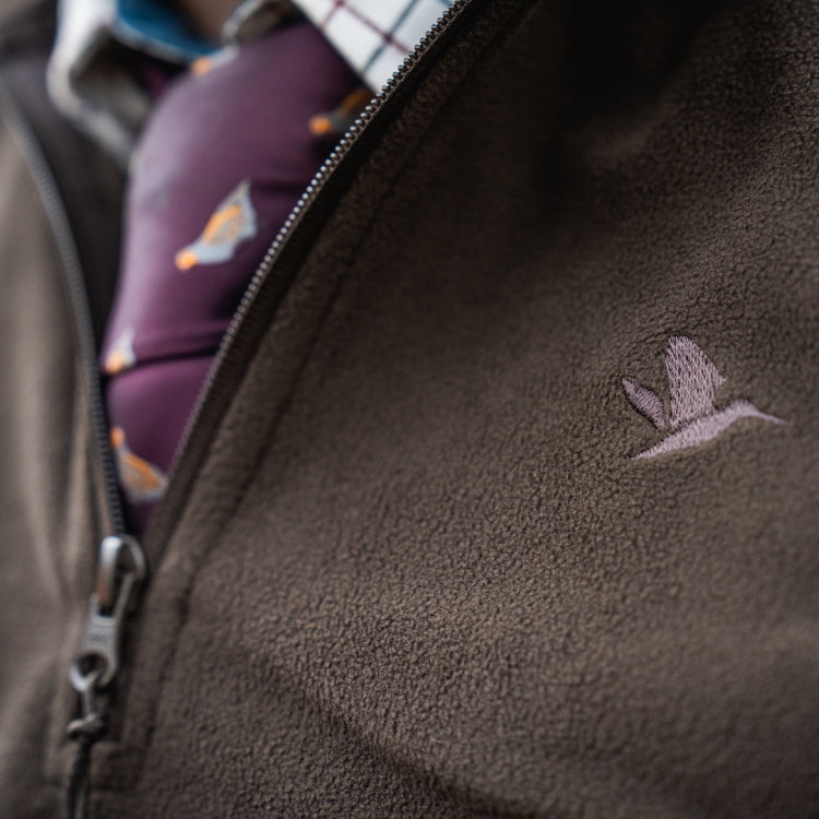 Seeland Benjamin Half Zip Fleece - Dark Brown